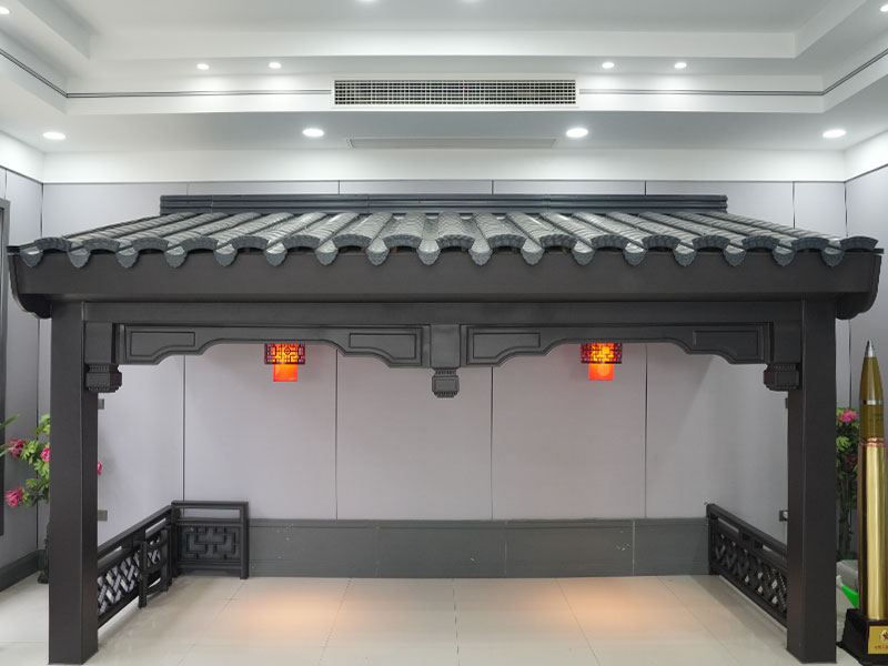 Aluminiowy magnez mangan w stylu Hui Antique Indigo Metal Metal dachowy